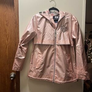 MarleyLilly link and silver raincoat size small casual unique shiny